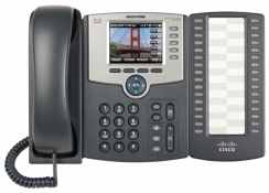 Cisco IP Phone with an expansion module